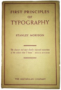 First Principles of Typography (small)