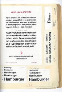 Eduard Hoffmanns Helvetica Notebook