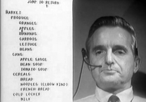 Engelbart Demonstrating NLS