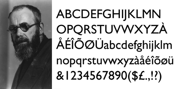 Eric Gill, Gill Sans, 1927