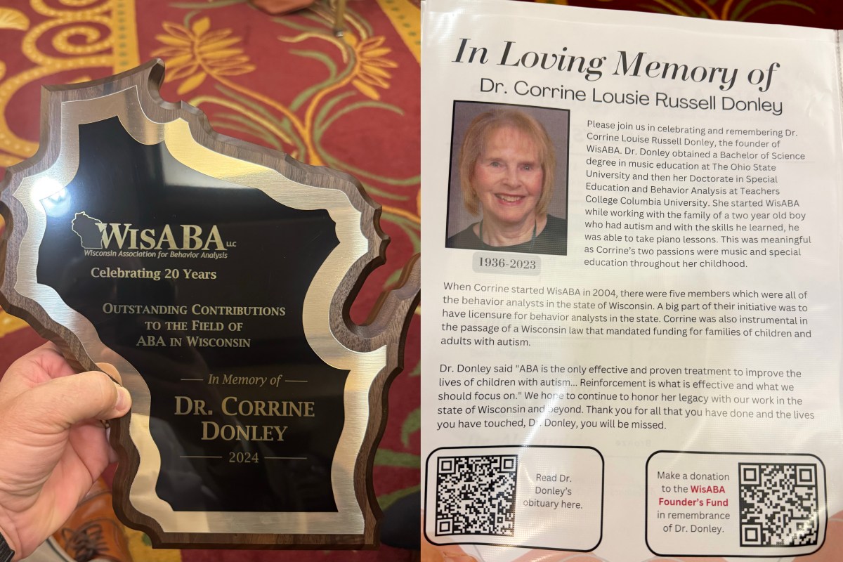 Remarks at the 20th anniversary conference of the Wisconsin Association for Behavior Analysis&nbsp;(WisABA)